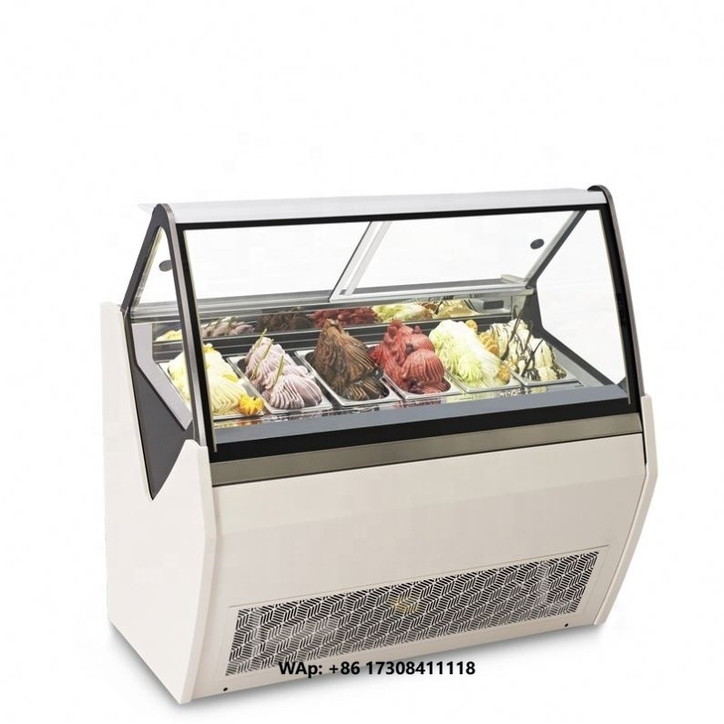 Food Storage For Refrigerator - Immersive Glass Door Chest Display Freezer