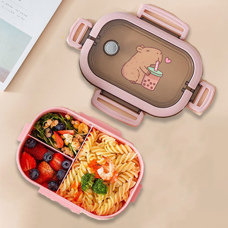 Food Storage And - Capybara Bento Lunch Box Anime Animals