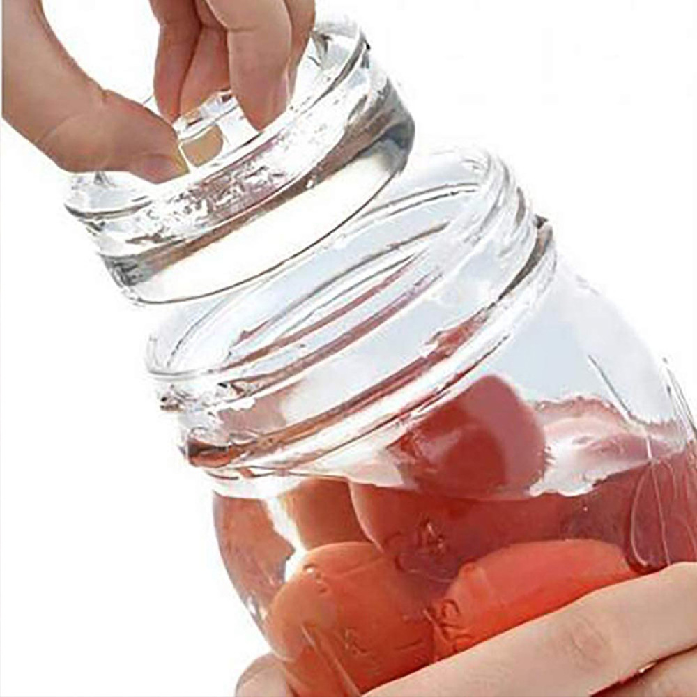 Mason Jar Wide Mouth - Durable Glass Fermentation Weight For Wide