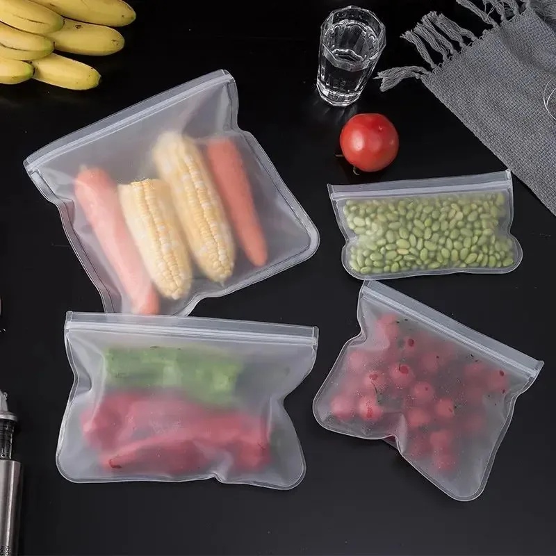 1/2/3/4pcs Silicone Food Stora - đánh giá và giá Food Storage Silicone Bags