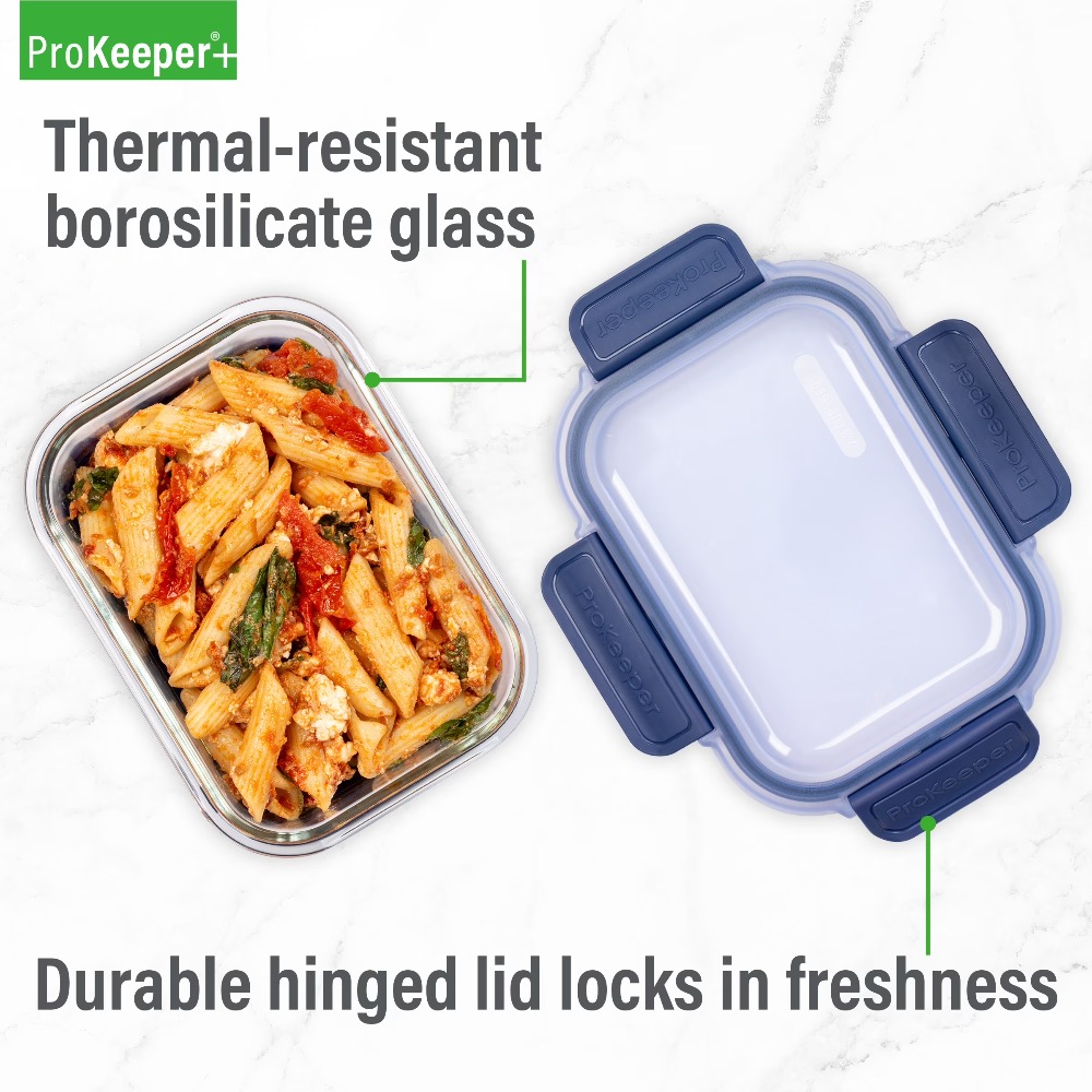 2.8 Cup Glass Food Storage Con - đánh giá và giá Storage Food Prep