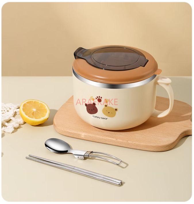 Stainless steel bowl with lid, - đánh giá và giá Stainless Lunch Box