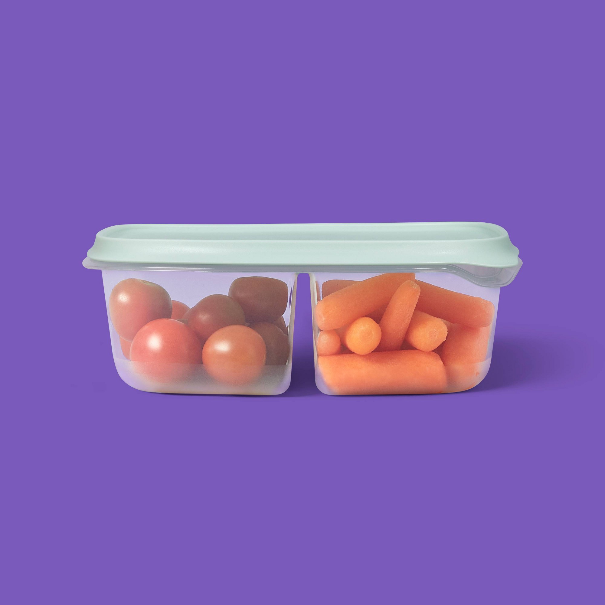 3ct Clear Plastic Divided Rect - đánh giá và giá Storage Food Prep