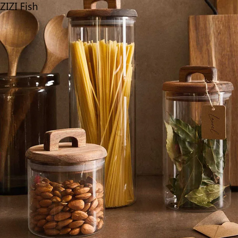 Wooden Lid Glass Storage Jar C - đánh giá và giá Food Storage Lidl