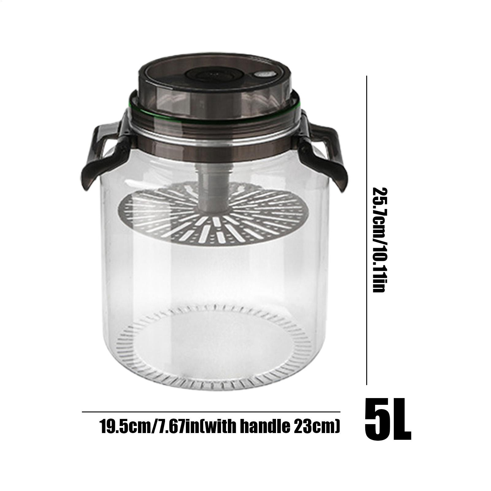 5L Round Pickle Jars With Lids - đánh giá và giá Food Storage Lidl