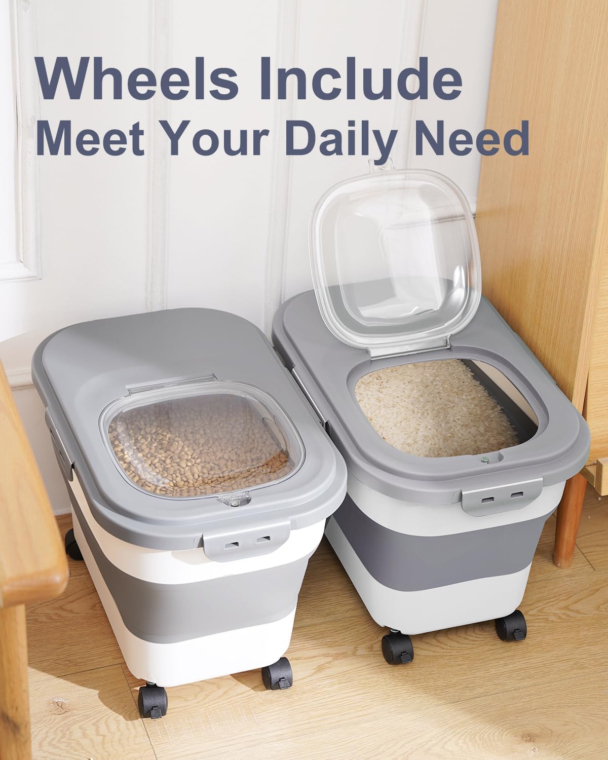 Large Capacity Cat Dog Food St - đánh giá và giá Xl Food Storage Containers With Lids