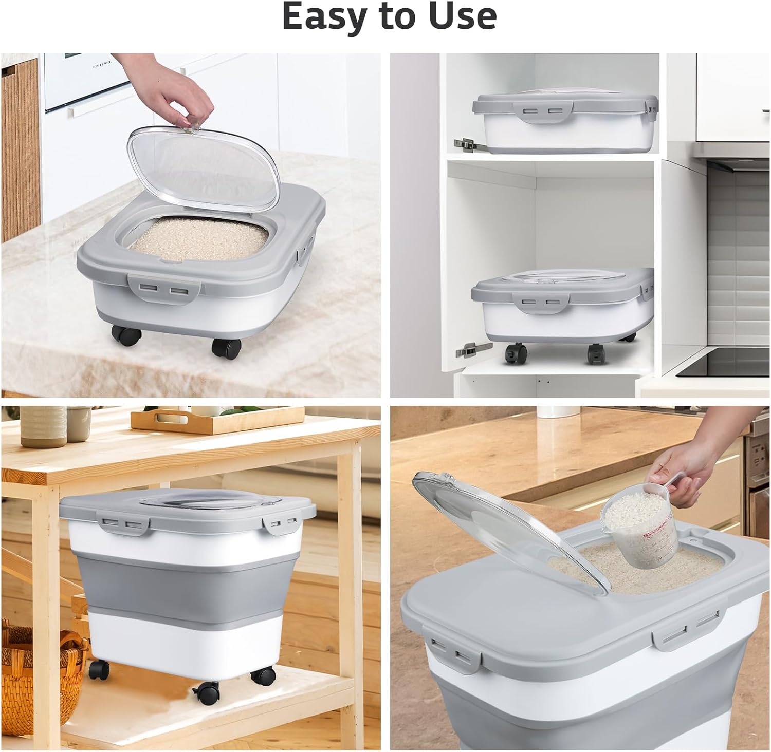 Large Capacity Cat Dog Food St - đánh giá và giá Xl Food Storage Containers With Lids