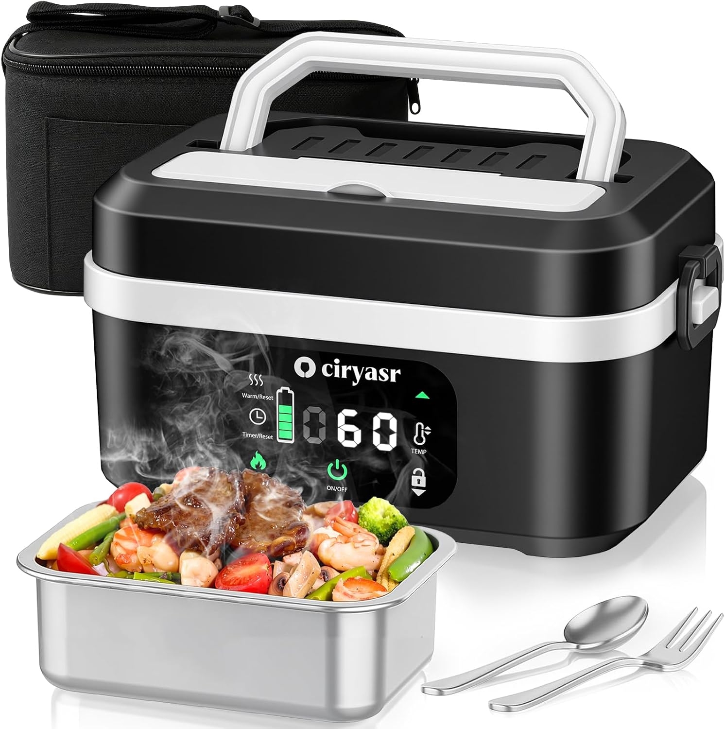 Powerful Electric Lunch Box, 1 - đánh giá và giá Food Storage For Camping