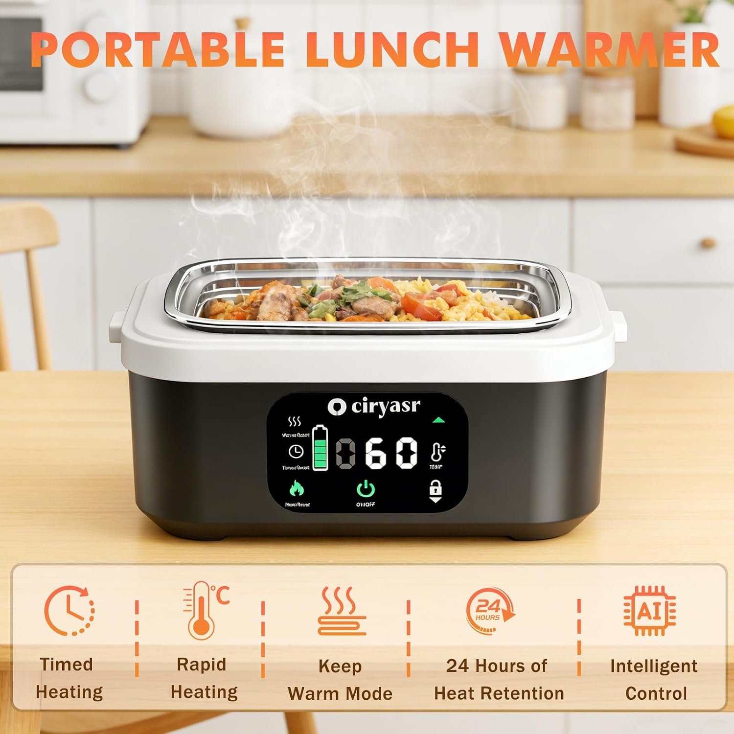 Powerful Electric Lunch Box, 1 - đánh giá và giá Food Storage For Camping