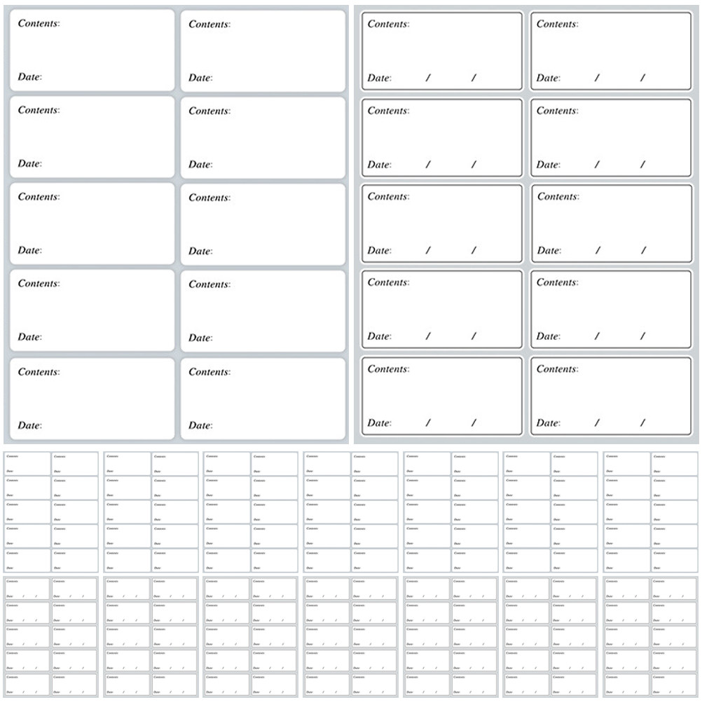 40 Sheets Food Labels Blank Mu - đánh giá và giá Food Storage Expiration Dates
