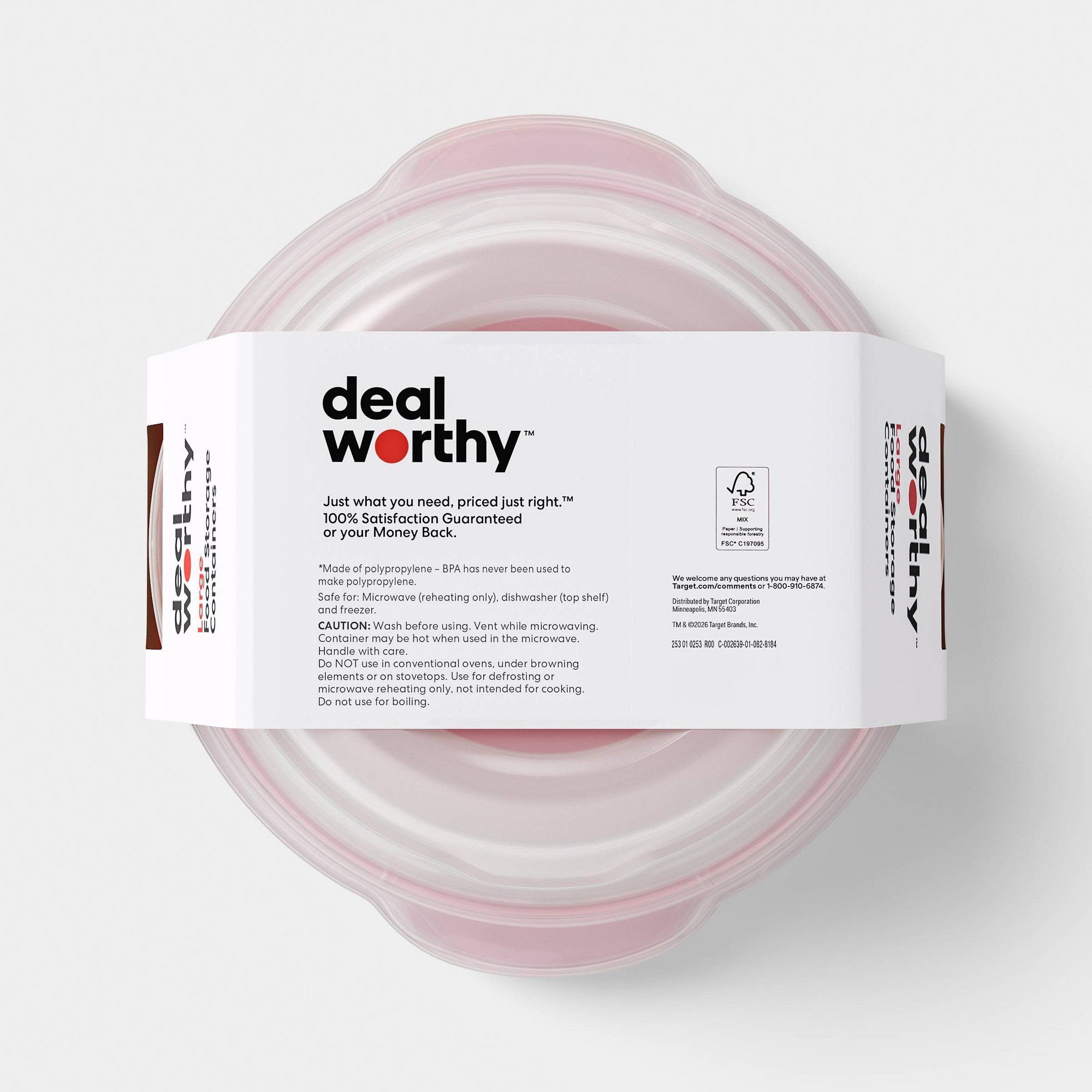 2ct Large Round Food Storage C - đánh giá và giá Storage Food Prep