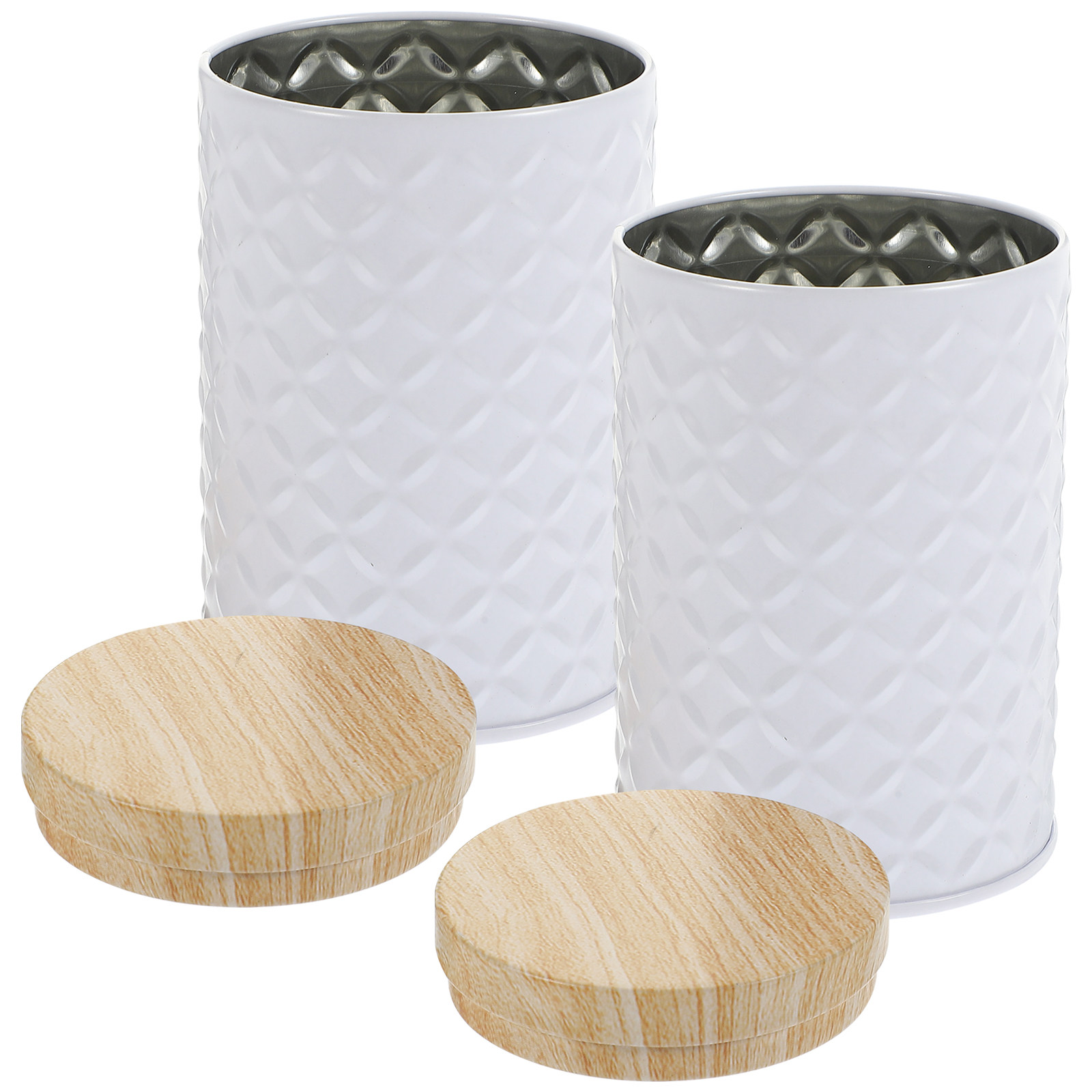 2Pcs Food Grade Tinplate Stora - đánh giá và giá Food Storage Lid