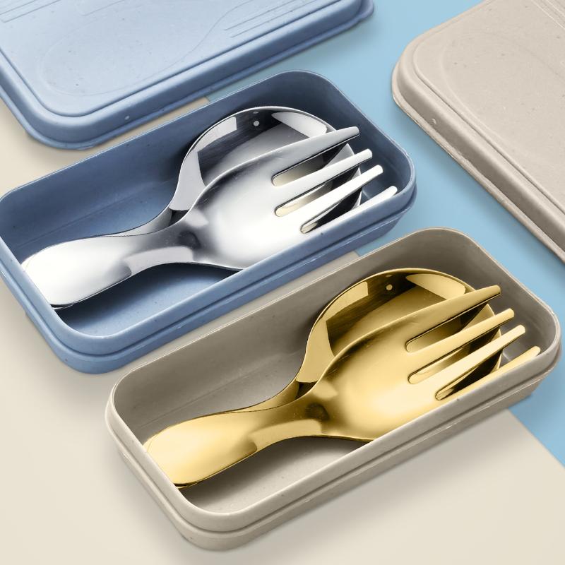 Stainless Steel Tableware Set  - đánh giá và giá Stainless Lunch Box