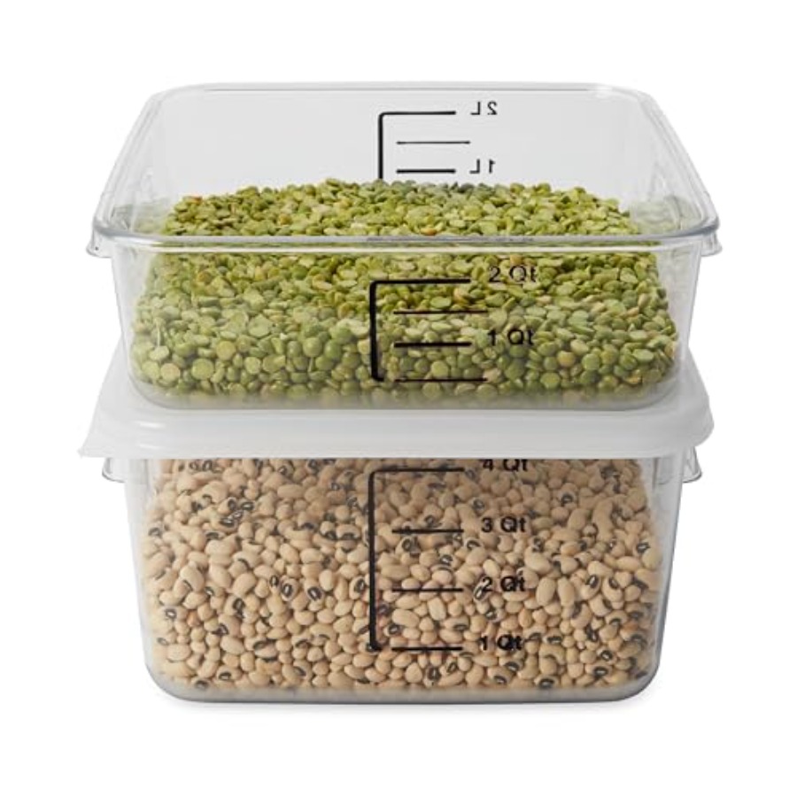 Space Saving Square Food Stora - đánh giá và giá Food Storage Quart Containers