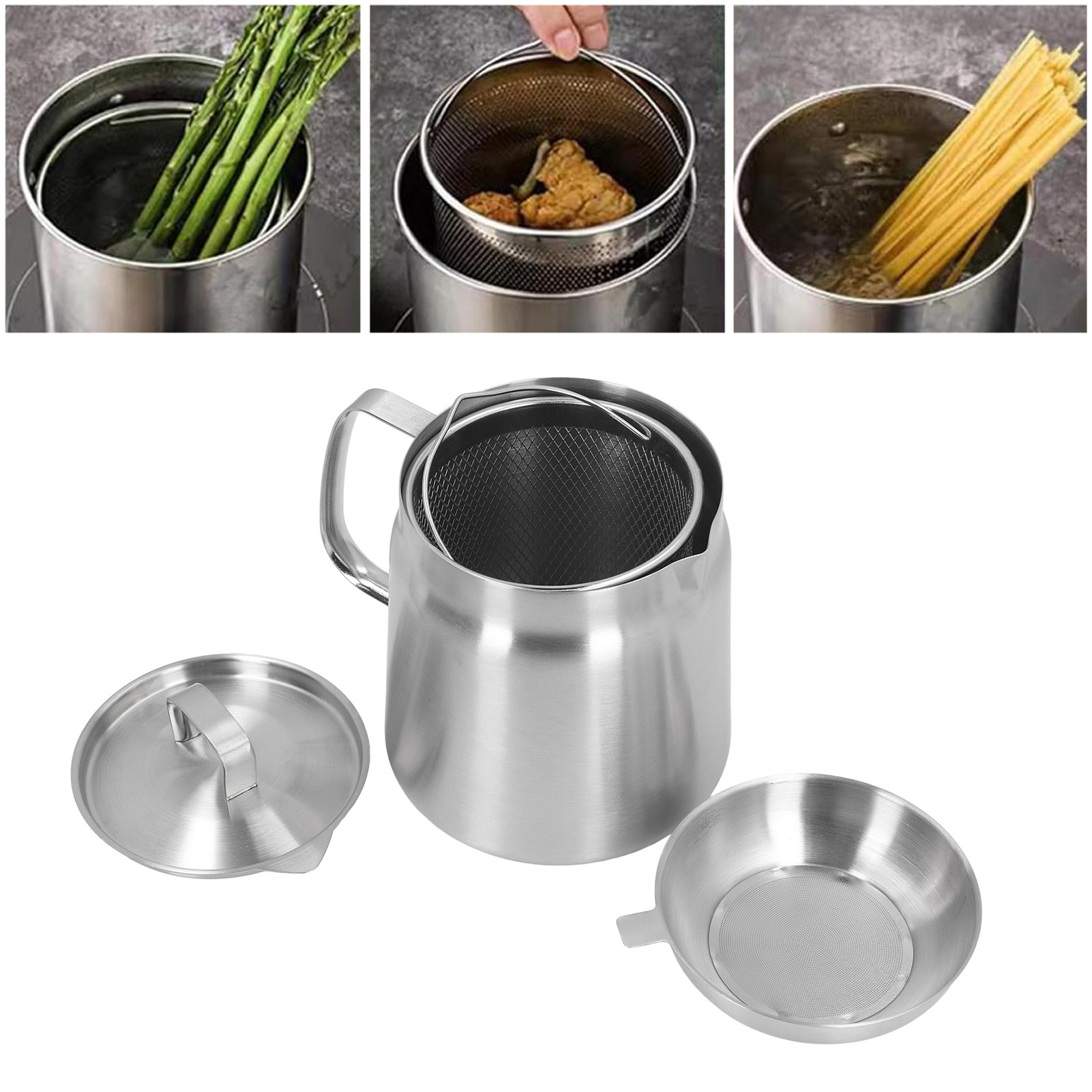 Oil Strainer Pot Multifunction - đánh giá và giá Herb Keeper Container