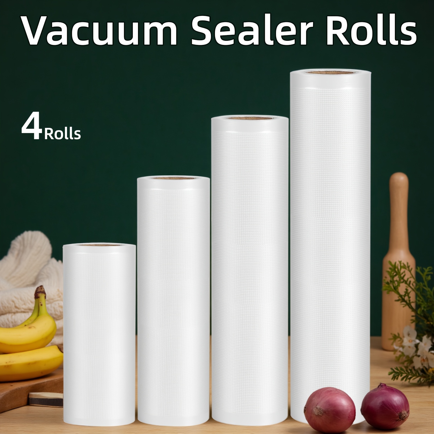 4-Pack Vacuum Sealer Rolls: He - đánh giá và giá Food Storage Vacuum Seal
