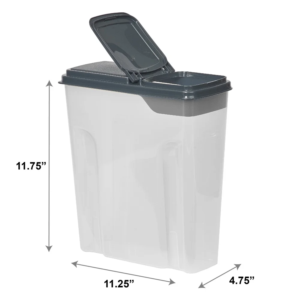 2-Pack Plastic Cereal Dispense - đánh giá và giá Food Storage Quart Containers