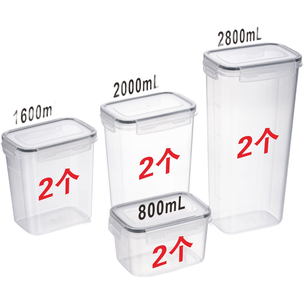 Square Transparent Airtight Fo - đánh giá và giá Food Storage Long Term