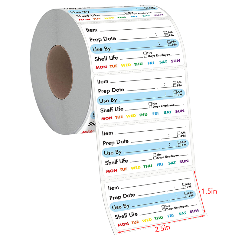 300Pcs/Roll Date Label Self-Ad - đánh giá và giá Food Storage Expiration Dates
