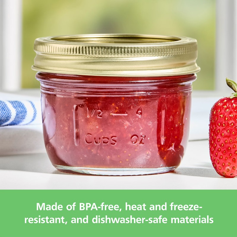 8 oz Mason Jars, Wide Mouth Ha - đánh giá và giá Mason Jar Wide Mouth