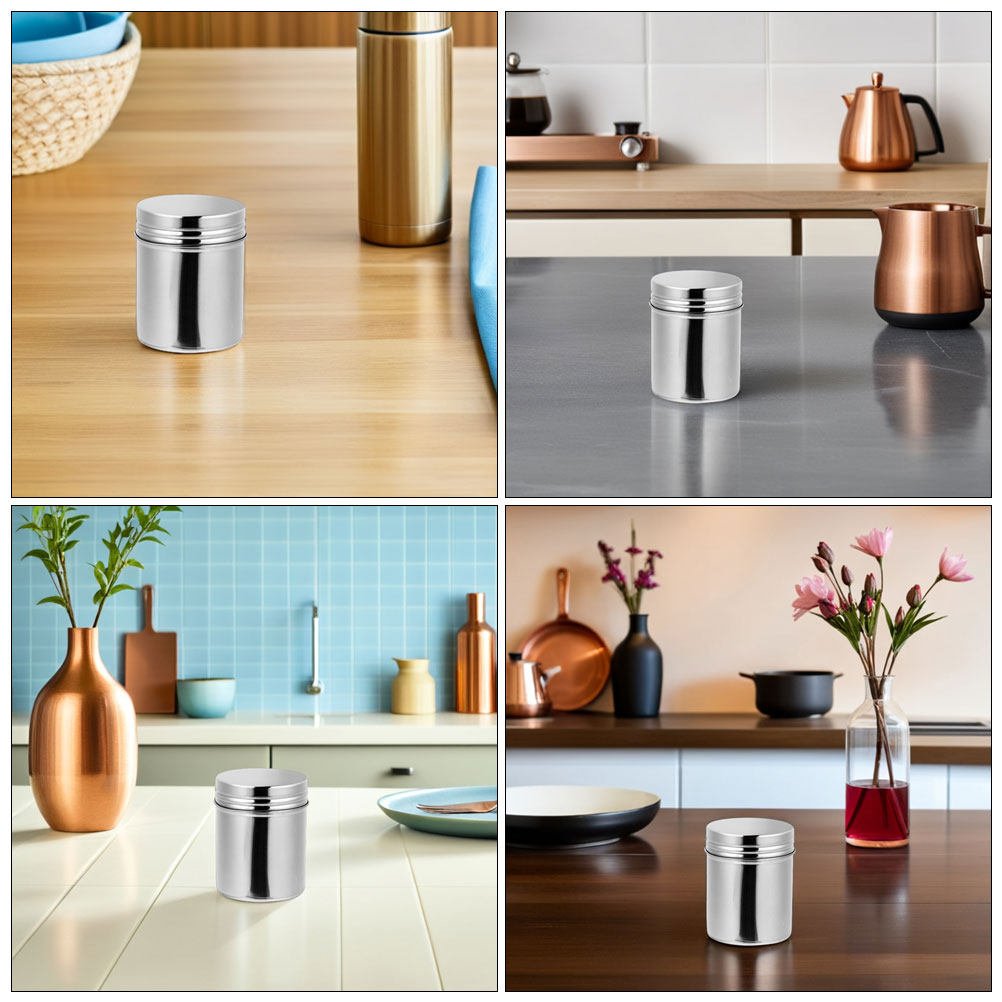 2Pcs Stainless Steel Canisters - đánh giá và giá Food Storage In Stainless Steel