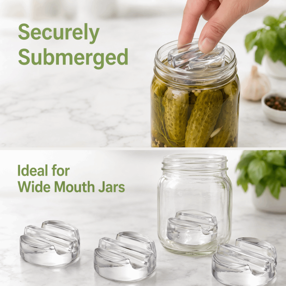 Fermented Glass Weights with H - đánh giá và giá Mason Jar Wide Mouth