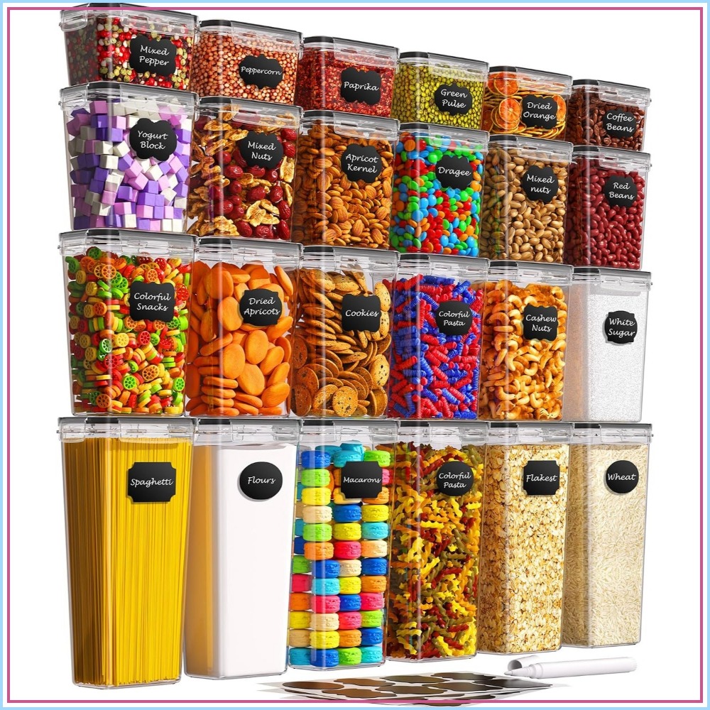 24 PCS Airtight Food Storage C - đánh giá và giá Food Storage Lid