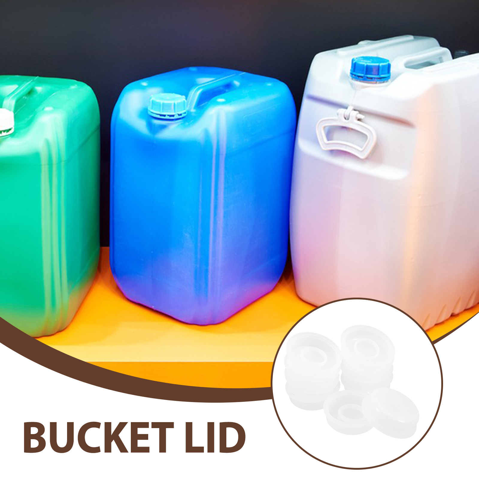 10Pcs Plastic Chemical Bucket  - đánh giá và giá Food Storage Lid