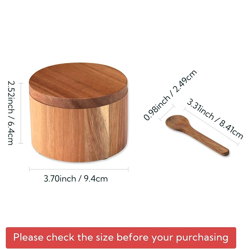Acacia Wood Salt and Pepper Bo - đánh giá và giá Herb Keeper Container